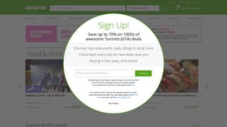 Toronto Food & Drink - Deals in Toronto, ON | Groupon