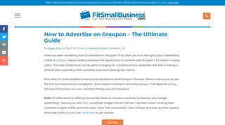 How to Advertise on Groupon - The Ultimate Guide