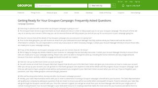 Getting Ready for Your Groupon Campaign: Frequently Asked Questions