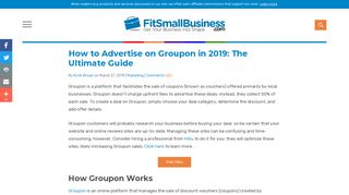How to Advertise on Groupon - The Ultimate Guide - Fit Small Business