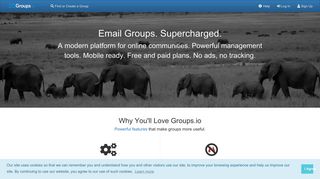 Welcome to Groups.io!