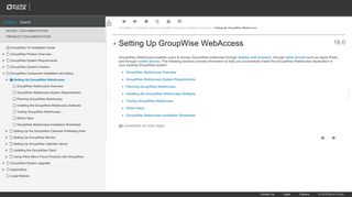 Setting Up GroupWise WebAccess - GroupWise 18 Installation Guide