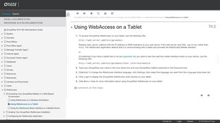 Using WebAccess on a Tablet - GroupWise 2014 R2 Administration ...