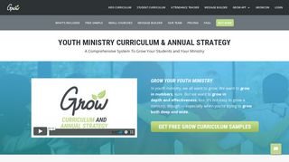 Grow Youth & Kids Ministry Curriculum | Youth Group and Children's ...