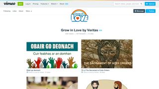 Grow in Love by Veritas on Vimeo