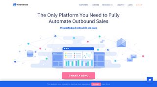 Growbots: An Outbound Sales Platform to Get New Customers Faster.