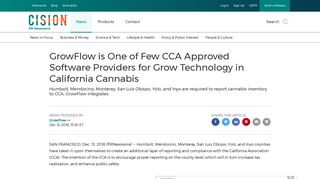 GrowFlow is One of Few CCA Approved Software Providers for Grow ...