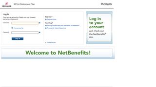 NetBenefits Login Page - Growmark - Fidelity Investments