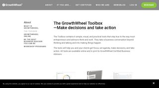 The Toolbox — GrowthWheel