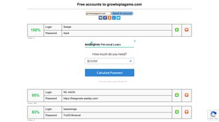growtopiagame.com - free accounts, logins and passwords