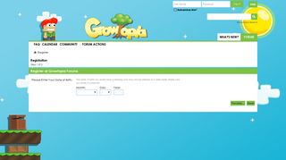Register at Growtopia Forums
