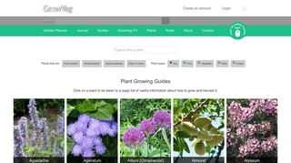GrowVeg.com - GrowGuide Plant Index