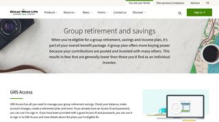 Group Retirement & Savings Options | Great-West Life in Canada