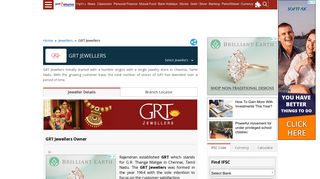 GRT Jewellers Collections, Offers, Schemes, Branches & More