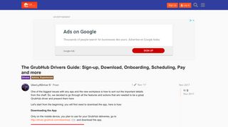 The GrubHub Drivers Guide: Sign-up, Download, Onboarding ...