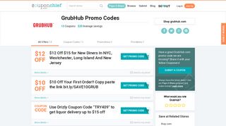 GrubHub Coupons - Save $20 with Feb. 2019 Promo & Coupon Codes