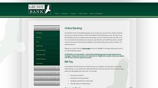 Online Banking - Grundy Bank (Morris, IL)