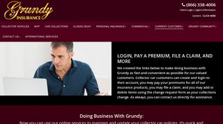 Client Login - Grundy Insurance