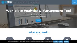 Grytics for Workplace by Facebook - Analytics & Management Tool