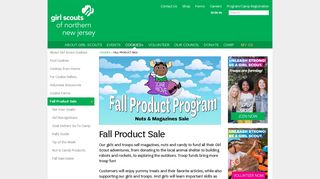 Cookies | Fall Sale Program | Girl Scouts of Northern New Jersey