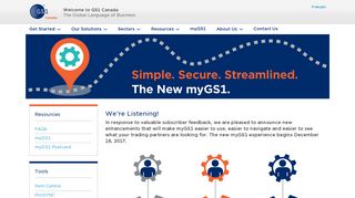 To log in to the new myGS1, simply - GS1 Canada
