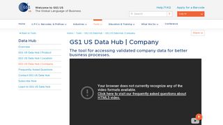 GS1 US Data Hub | Company