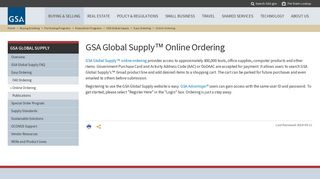 GSA Global Supply™ Online Ordering | GSA