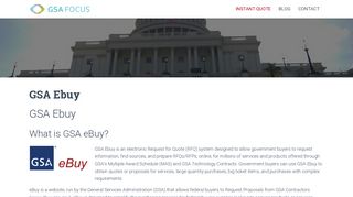 GSA Ebuy | How does GSA Ebuy Work? What is GSA Ebuy?