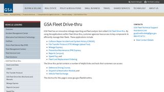 GSA Fleet Drive-thru | GSA