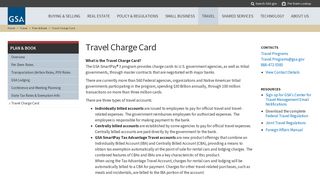 Travel Charge Card | GSA