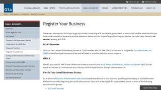 Register Your Business | GSA