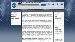 Travel Card - NASA Shared Services