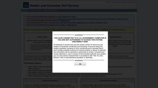 GSA Vendor and Customer Self Service