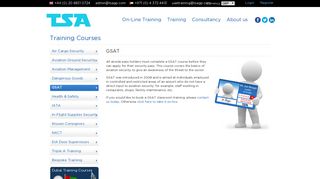 Training - GSAT - TSA Group