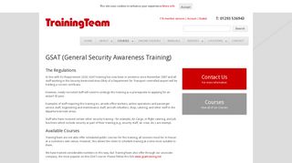 Training Team GSAT (General Security Awareness Training)