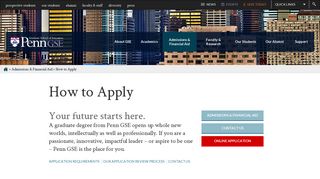 How to Apply | Penn GSE