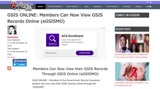 GSIS ONLINE: Members Can Now View GSIS Records Online ...