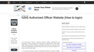 GSIS Authorized Officer Website (How to login) - COOLBUSTER.net
