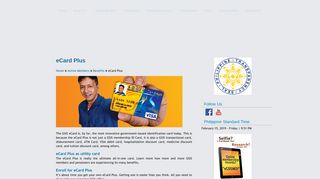 eCard Plus – Government Service Insurance System - GSIS