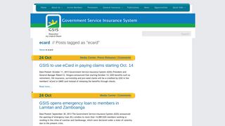 ecard – Government Service Insurance System - GSIS