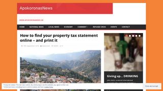 How to find your property tax statement online – and print it