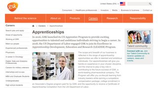 Apprenticeships | GSK