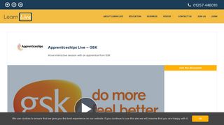 Apprenticeships Live – GSK – Learn Live