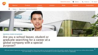 Apprentices, students and graduates | GSK