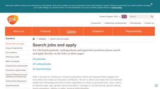 Search jobs and apply | GSK UK