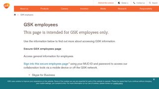 GSK employees | GSK