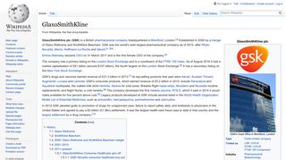 GlaxoSmithKline - Wikipedia