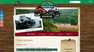 Train Schedule | Find a Time to Enjoy the Most Scenic Train Rides in ...