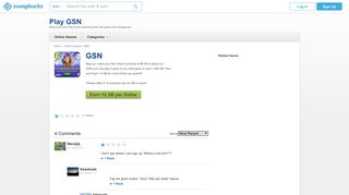 GSN - Free Online Games | Swagbucks