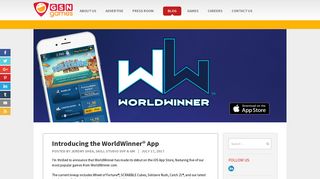 Introducing the WorldWinner® App - GSN Games
